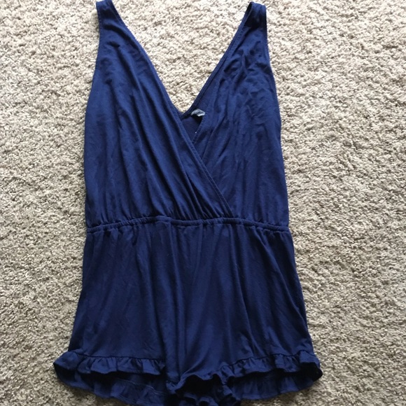 Dark blue romper XL - Picture 1 of 2